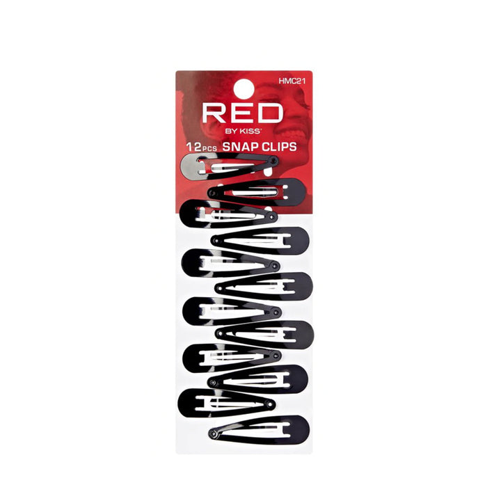 RED Hair Snap Clips #HMC21