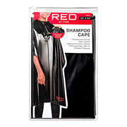 RED BEAUTY by KISS black shampoo cape waterproof vinyl salon cape with adjustable neckline 43 x 54