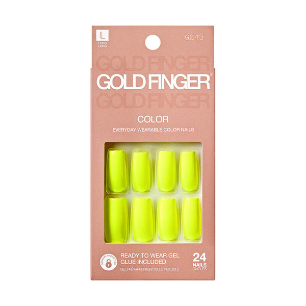 KISS Gold Finger Solid Color Nails [COOL ABOUT IT] #GC43