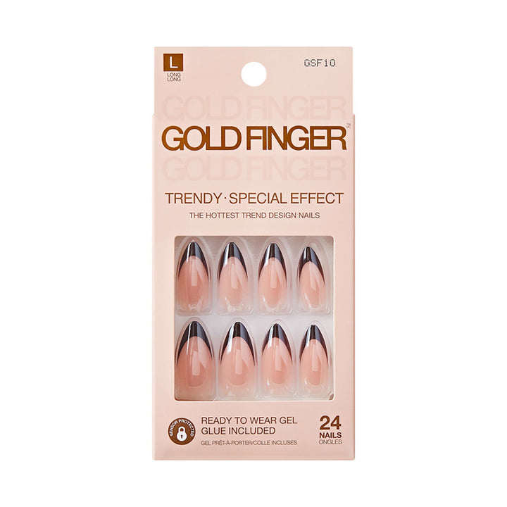 KISS Gold Finger Trendy Special Effect [CHOCO CLAZED] #GSF10