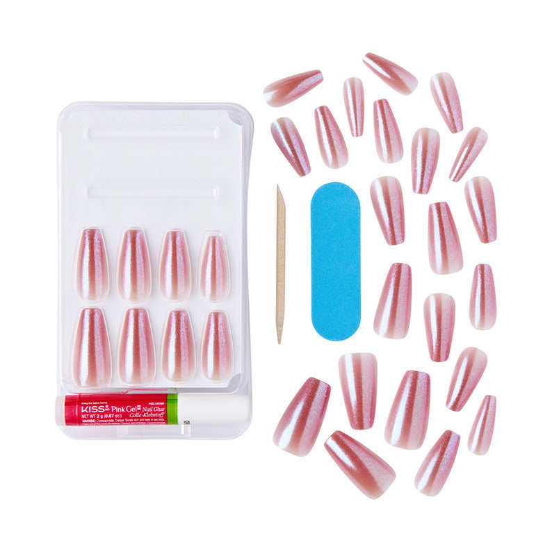 Ongles Kiss Bare But Better Premium [Brillant] #Bnp53