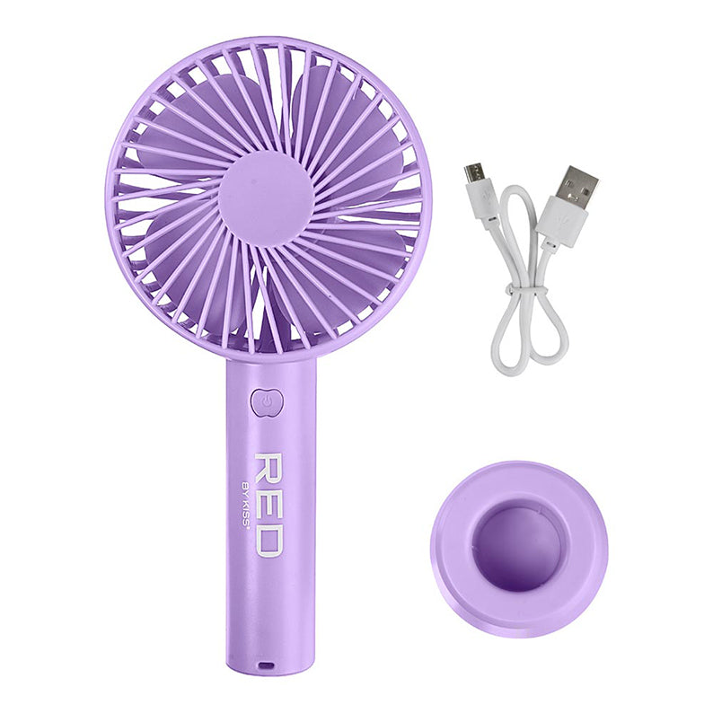 #Fan01 Portable Handheld Rechargerable Beauty Fan [Purple]