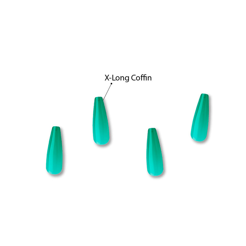 Kiss Gold Finger Jelly Color Nails [Green Apple] #Gjc04