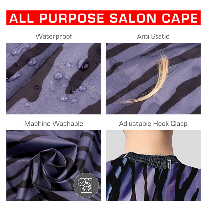 RED by KISS All Purpose Salon Nylon Cape [ZEBRA] #SA05