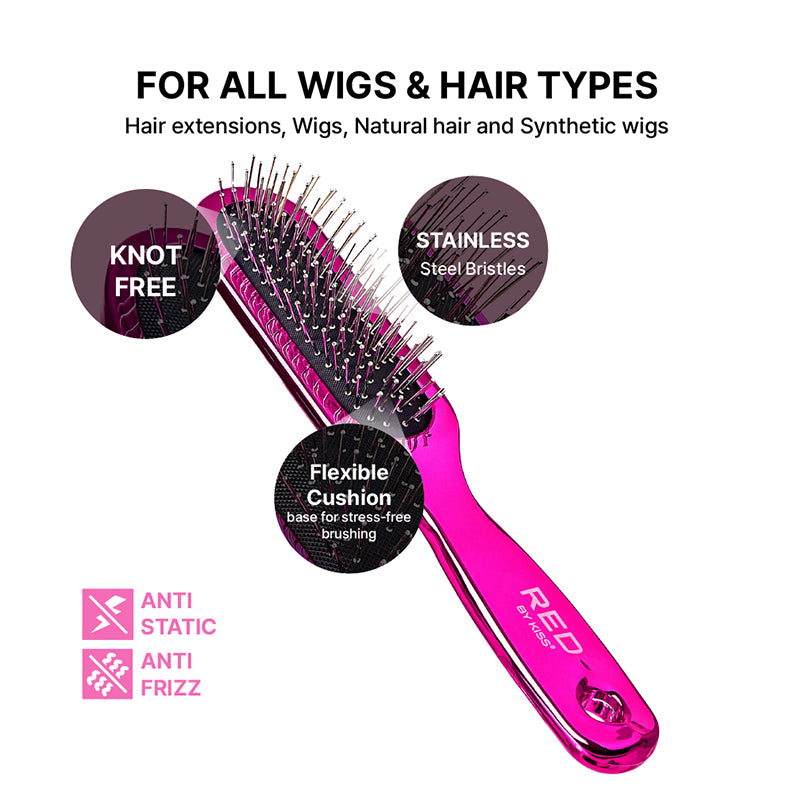 RED by KISS Mini Styling Wig Brush #HH217