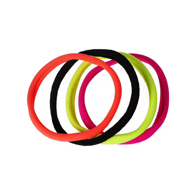 #Heb53 Élastiques à queue de cheval 4 pièces [Grand] [Couleurs assorties]