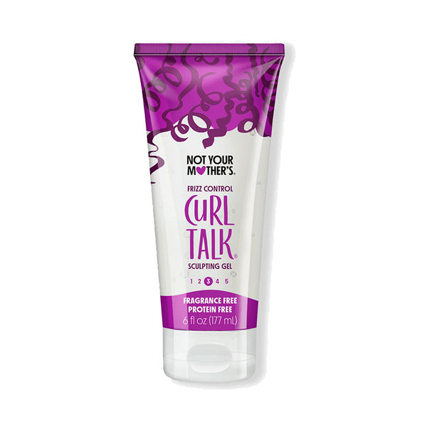 NOT YOUR MOTHER'S CURL TALK Fragrance & Protein Free Frizz Control Sculpting Gel [FLEXIBLE HOLD] 6oz