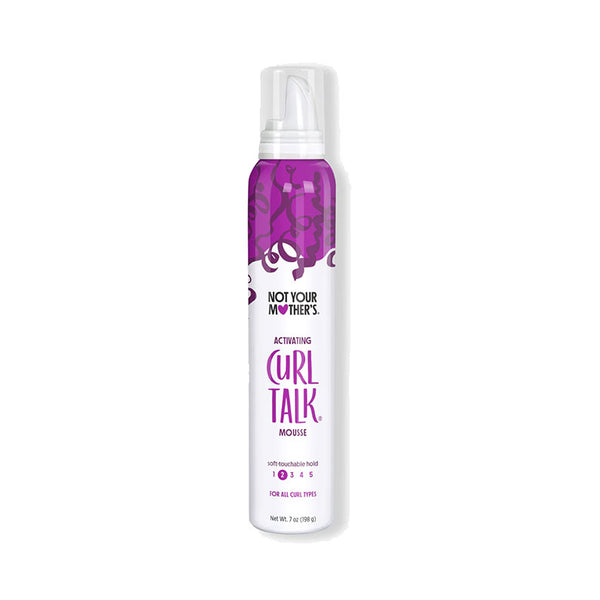 NOT YOUR MOTHER'S CURL TALK Mousse activatrice [TENUE DOUCE AU TOUCHER] 7 oz