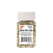 Micro-maillons en silicone #03964 [Beige]