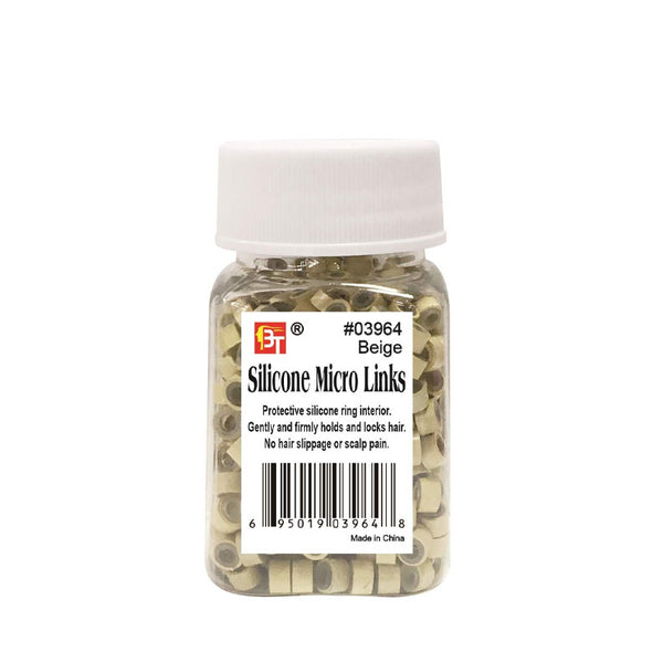 Micro-maillons en silicone BEAUTY TOWN #03964 [BEIGE]