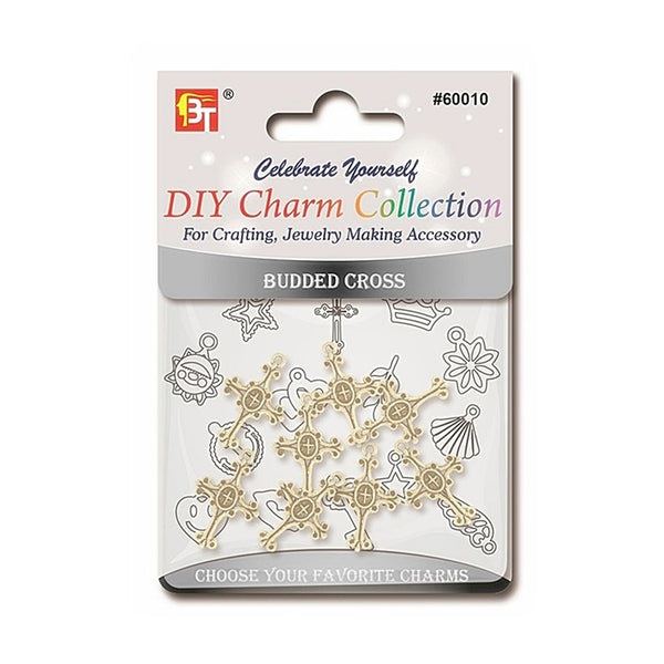 BEAUTY TOWN DIY Charm Collection #60010 [BUDDED CROSS]