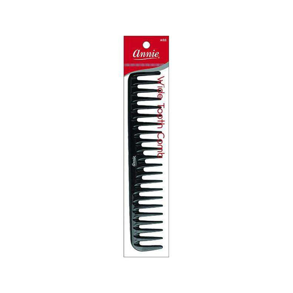 ANNIE Wide Tooth Comb [BLACK] #00088