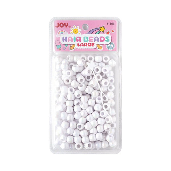 ANNIE JOY #01730 Round Beads Regular Size 200ct [WHITE]