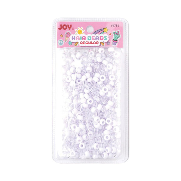 ANNIE JOY #01764 Beads Regular 1000ct [WHITE & CLEAR]