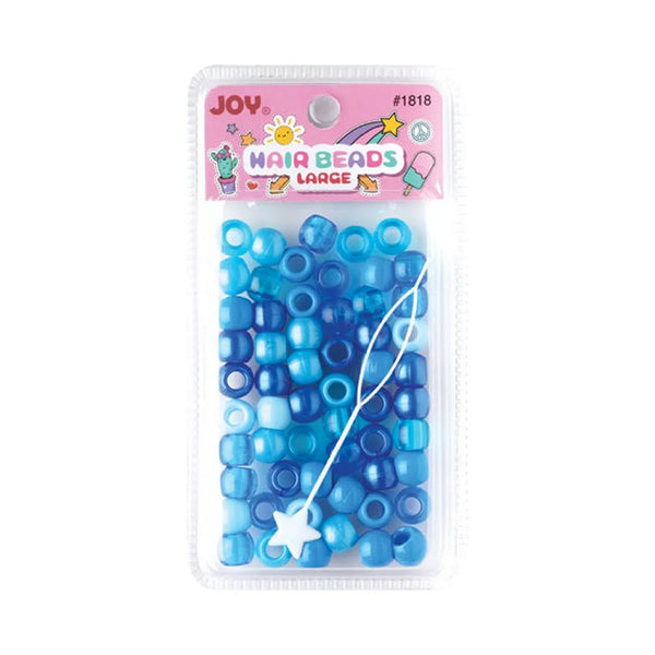 ANNIE JOY #01818 Large Beads 60ct [ASSORTED BLUE]