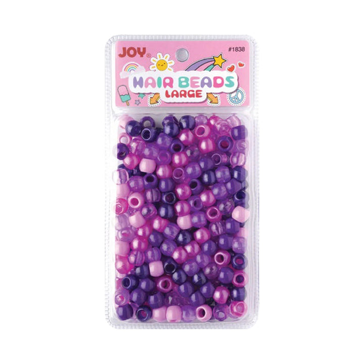 ANNIE JOY #01838 Beads Large 240ct [PURPLE ASSORTED]