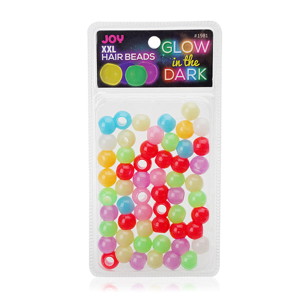 ANNIE JOY #01981 Round Beads XX-Large Glow in The Dark [ASSORTED COLOR]