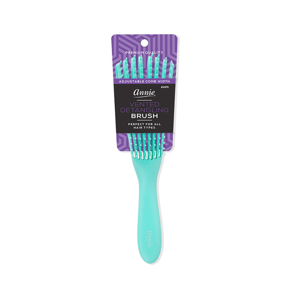 ANNIE Vented Detangler Brush 8 Row Asst. Color #02476