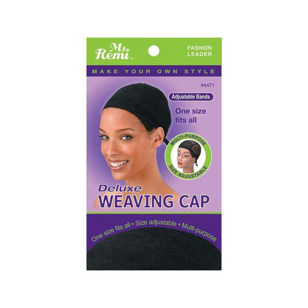 ANNIE MS. REMI #04471 Deluxe Weaving Cap [BLACK]