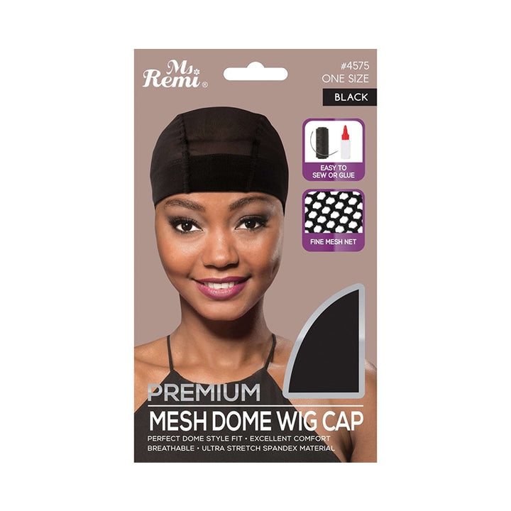 ANNIE MS. REMI #04575 Mesh Dome Wig Cap [BLACK]