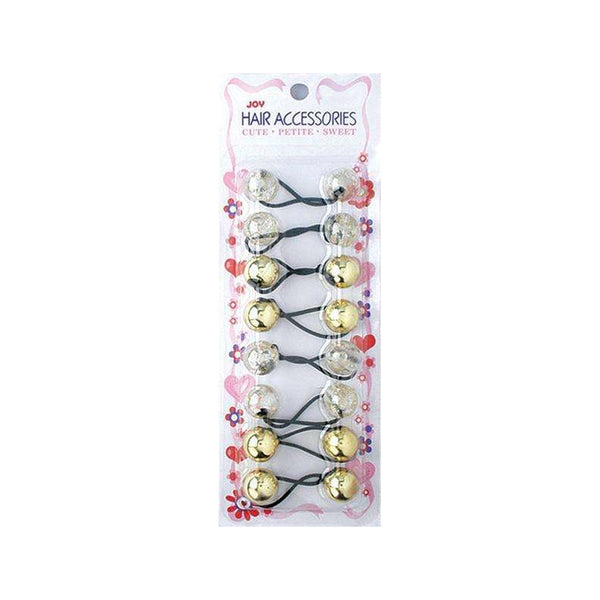 ANNIE Twin Bead Ponytailers [Assorted Color] #16254