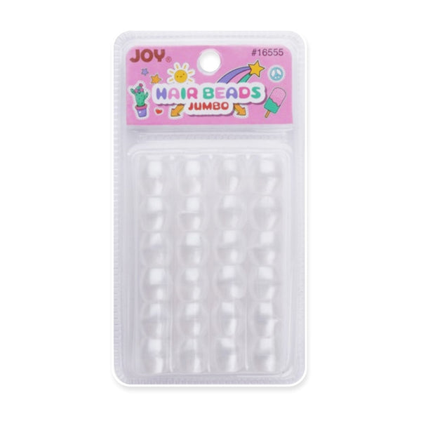 ANNIE JOY #16555 Oval Beads Jumbo [PEARL WHITE]