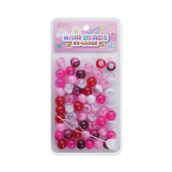 ANNIE JOY #16870 Round Beads 2 Tone [XX LARGE] [PINK ASSORTED COLOR]