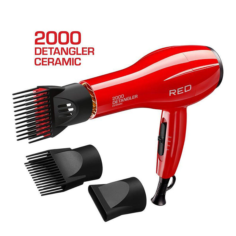 RED by KISS 2000 Ceramic Detangler Dryer #BD01N