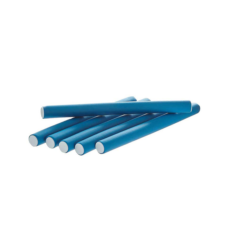 Tiges flexibles #HRF05, longueur 7", diamètre 9/16", 6 pièces [BLEU]