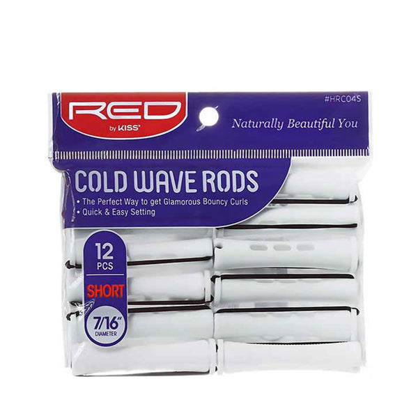 RED by KISS Cold Wave Rods Short 7/16" 12pcs [WHITE] #HRC04S