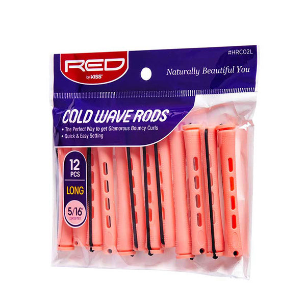 RED by KISS Cold Wave Rods Long 5/16" 12pcs [PINK] #HRC02L