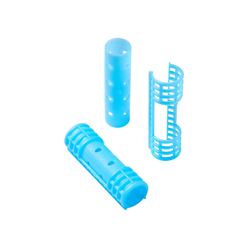 RED by KISS Snap On Magnetic Roller Small 1/2" 14pcs [BLUE] #HRM01