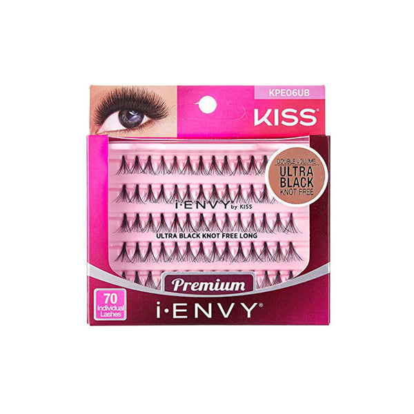 KISS iENVY 2X Volume Ultra Black Knot Free #KPE06UB LONG