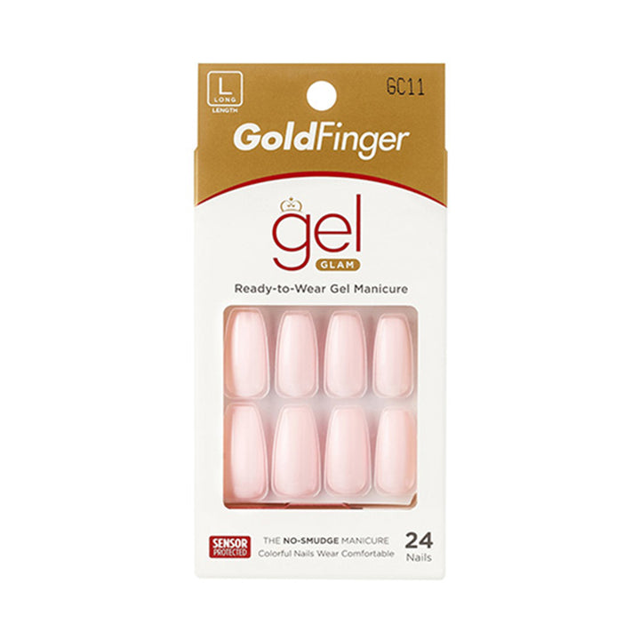 KISS Gold Finger Gel Glam [PALE PINK] #GC11