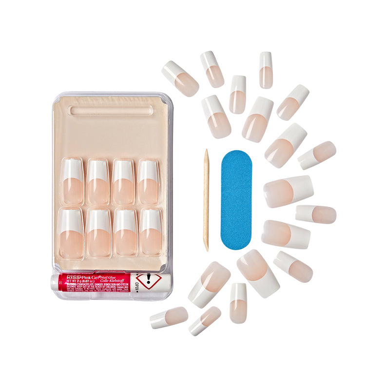 Kiss Salon Acrylique French [Paris Lover] #Sf01