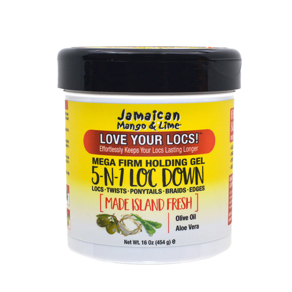 JAMAICAN MANGO & LIME Firm Holding Gel 5-n-1 Loc Down 16oz