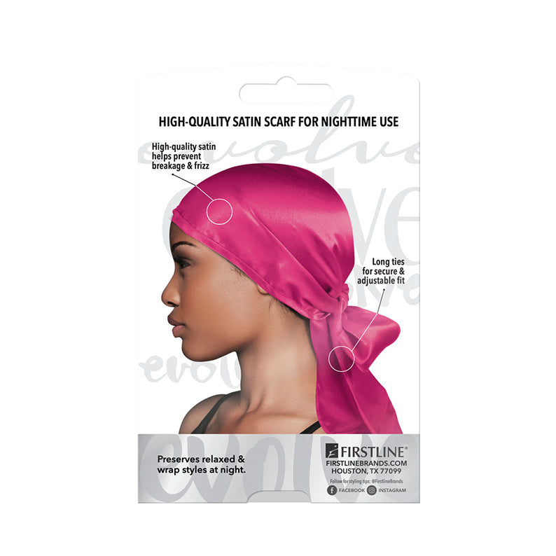 Écharpe portefeuille en satin Firstline Evolve [Fuchsia] #4406