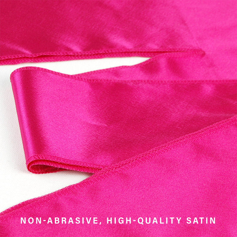 FIRSTLINE EVOLVE Satin Wrap Scarf [FUCHSIA] #4406