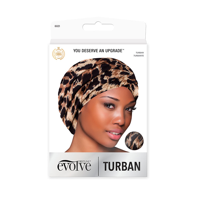 FIRSTLINE EVOLVE Silky Turban [ANIMAL PRINT] #6021