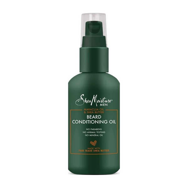 SHEA MOISTURE MEN - Huile revitalisante pour barbe aux huiles de maracuja et de karité 94 g