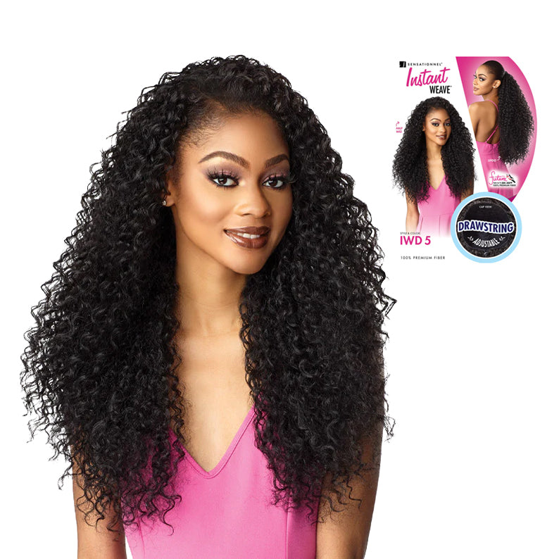 SENSATIONNEL Instant Weave DRAWSTRING CAP Half Wig - IWD 5