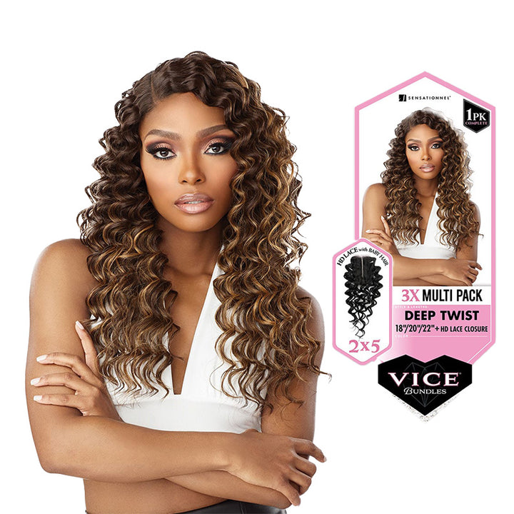 SENSATIONNEL Vice Buldle Multi Deep Twist 18"-20"-22"