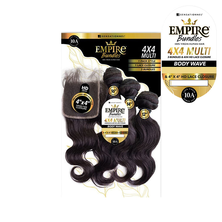 SENSATIONNEL Empire Bundles 4X4 Multi Pack Body Wave