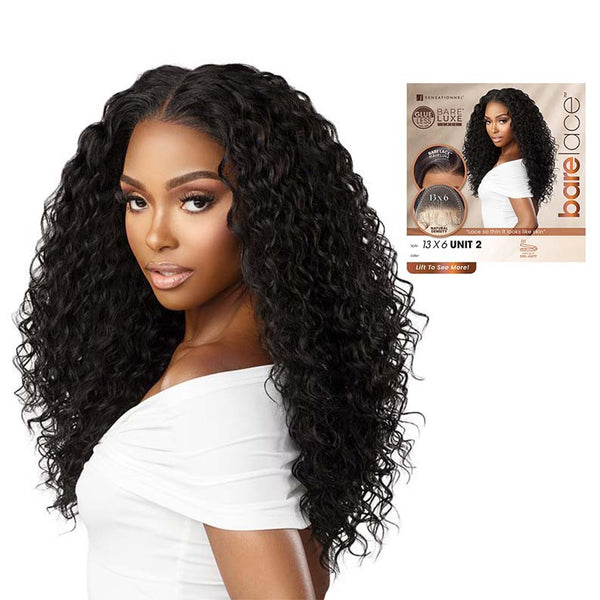 SENSATIONNEL Bare Lace Glueless Synthetic Extra Transparent Luxe 13X6 Lace Front Wig - 13X6 UNIT 2