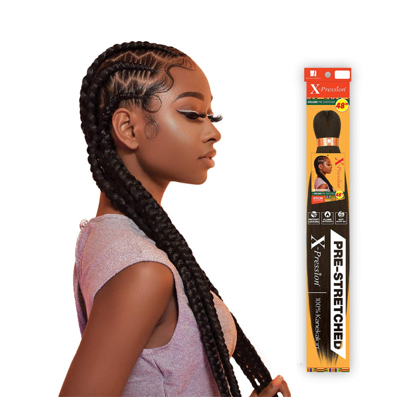 SENSATIONNEL African Collection 10x X-Pression Pre-Stretched Braid 48"