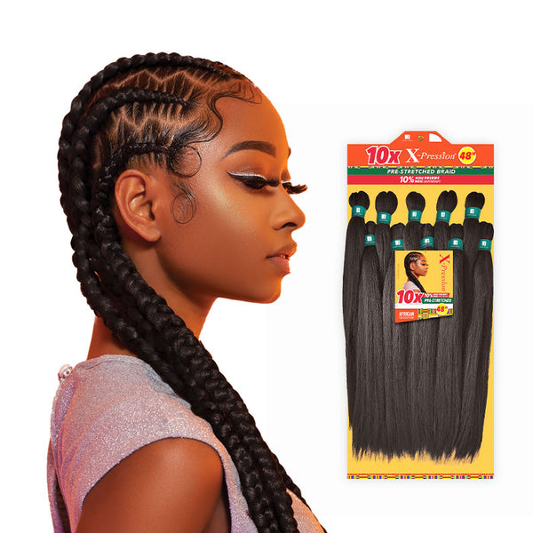 SENSATIONNEL African Collection 10x X-Pression Pre-Stretched Braid 48"