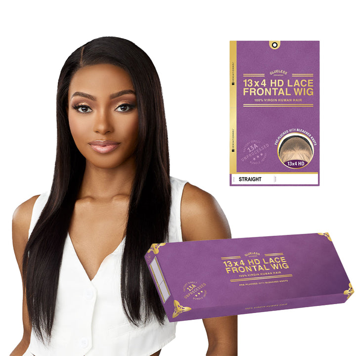 SENSATIONNEL 13X4 Glueless HD Lace Frontal Wig - 13A STRAIGHT 20"