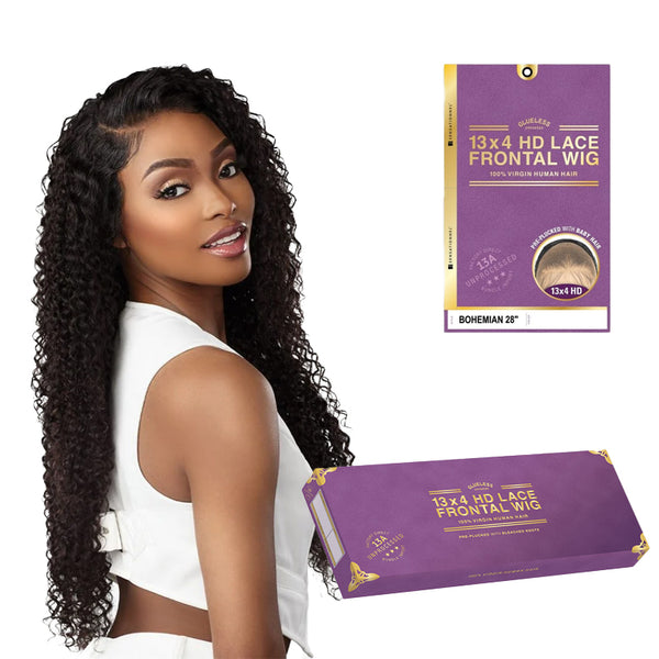 SENSATIONNEL 13X4 Glueless HD Lace Frontal Wig - 13A BOHEMIAN 20"