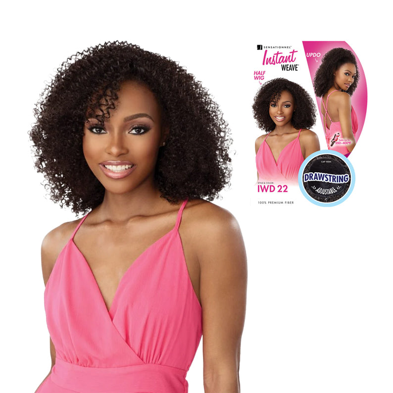 SENSATIONNEL Instant Weave Half Wig Drawstring Cap - IWD 22