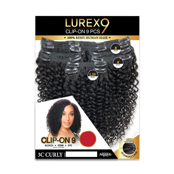 ROYAL IMEX Lurex 3C Curly Clip-in 14"